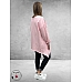 NC Sweater met Statement PEACE Roze